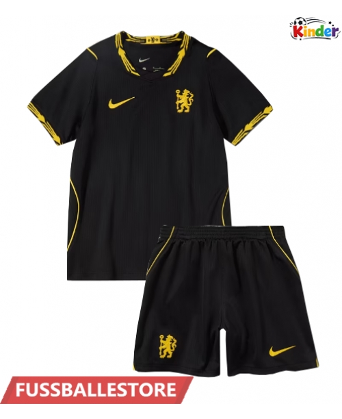Günstige Chelsea Wesley Fofana #3 Auswärts Trikotsatzt Kinder 2026-27 Kurzarm (+ Kurze Hosen)